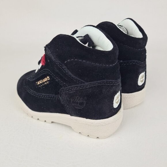 Timberland Field Classic Toddler Boots Outdoors Black Leather - Picture 6 of 9